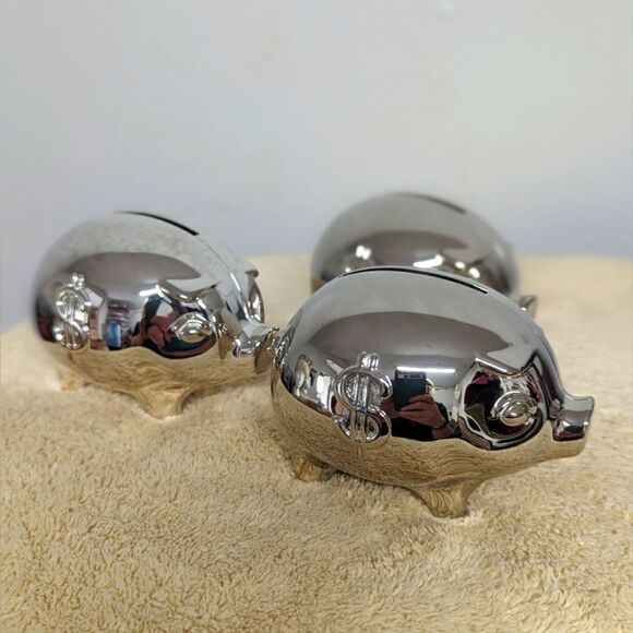 Pottery Barn NIB - Mini Piggybank with $ Embossed On Each Side - Picture 12 of 15